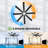 8-blade Ceiling Fan With Remote, Led Light, Reversible Motor – Dual-finish-61942951-61942945
