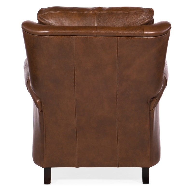 Richardson Recliner, Natural Brass with Turned Leg