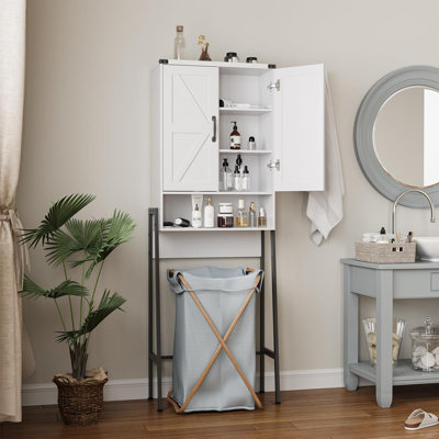 Over The Toilet Storage Cabinet with 2-Door