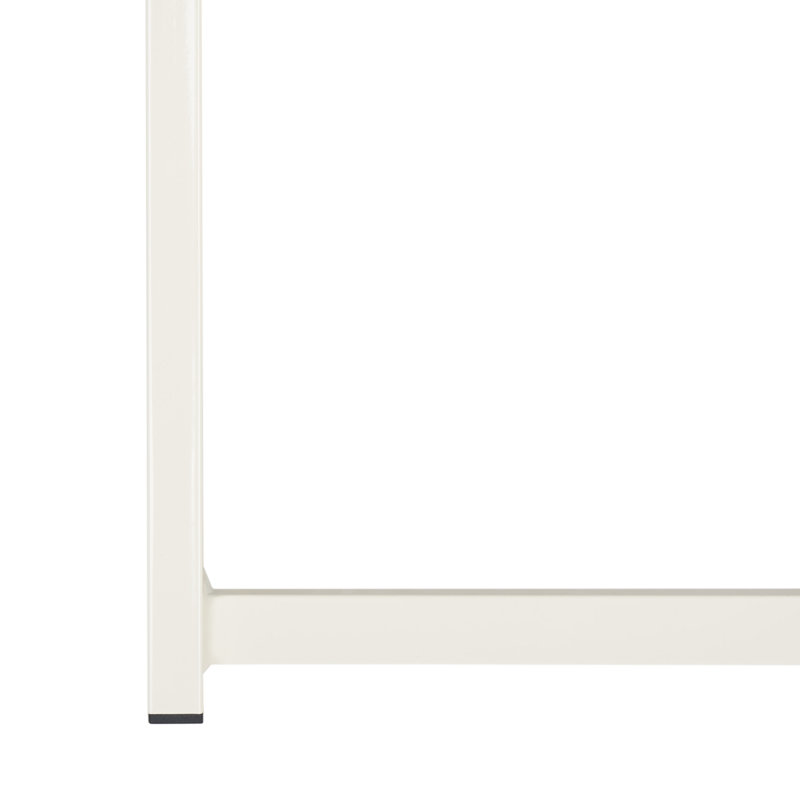 Hensel Folding Deck Chair, Silver/Beige