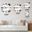 Horloge murale bohème et éclectique-60328839