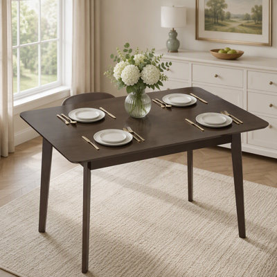 Table de salle à manger rectangulaire pour 4 personnes Mid-Century