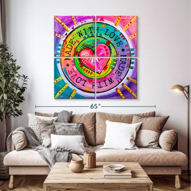 Tergel Made With Love, 45" H x 45" W