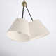 Grove 3 Light Metal Dimmable Cone Chandelier