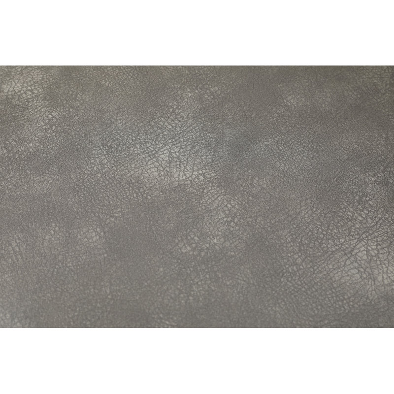 Faux Leather Armchair, Gray