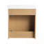 Meuble-lavabo mural avec lavabo en résine et porte simple à fermeture douce-1652216569