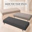 Coussin de banquette sur mesure de 7,6 cm de haut avec double passepoil et 2 attaches pour banquette de salle à manger ou coin repas.-792013344-792013346