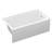 60" x 32" Rectangluar Alcove / Tile In Soaking Acrylic Bathtub with Drain