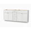 Base de meuble-lavabo double 72 po Disar-111779156