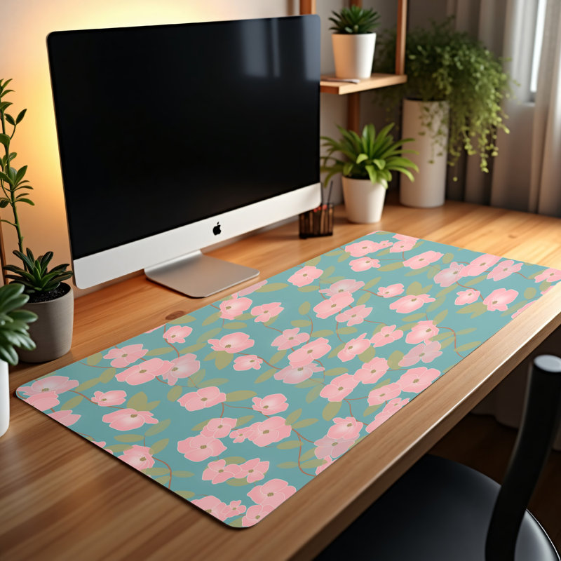 Polyester Desk Pad, 31.5x15.5