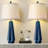 Navy Blue Modern Living Room Lamp