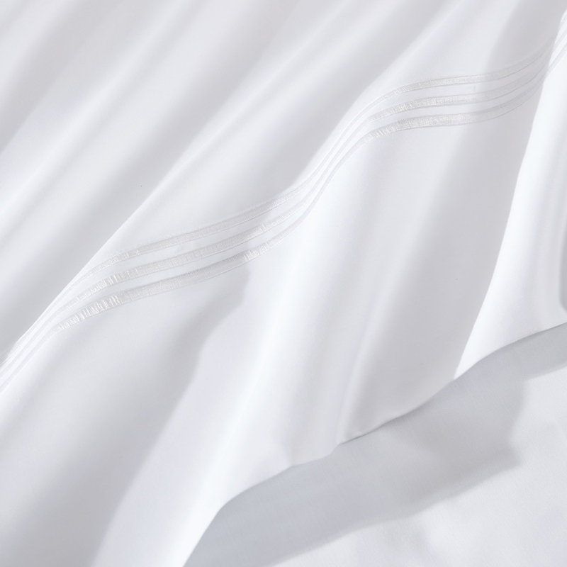 Triple Luxe Sateen Sheet Set , Arctic, King Sheet Set