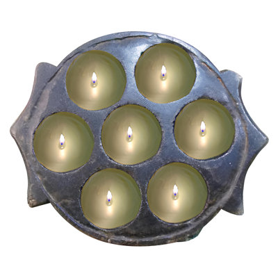 Bougeoir de table en béton / ciment Jaydynn H 2 po