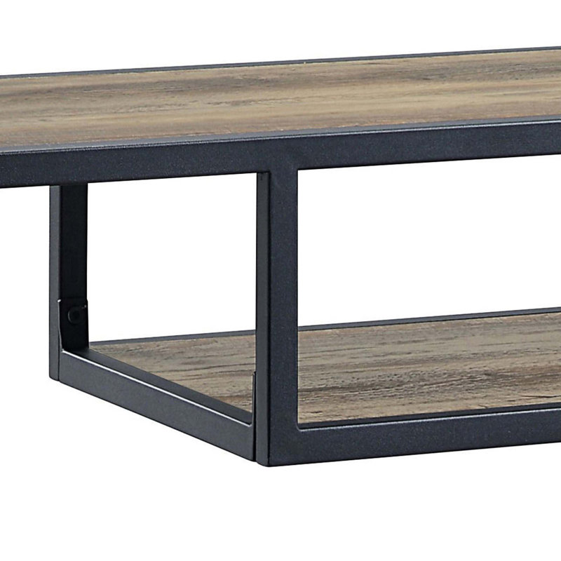 Console Table With 2 Shelves