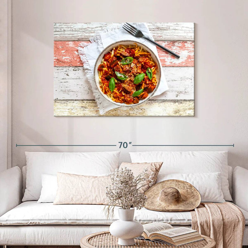 Yarlin Tomato Based Pasta, 30" H x 45" W