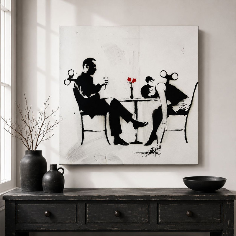 Peinture décorative sur toile