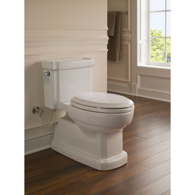 Guinevere 1.28 GPF Elongated One-Piece Toilet with SanaGloss Glazing