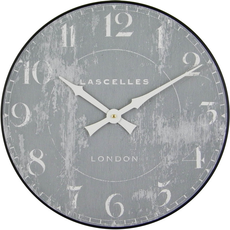 Lascelles Wall Clock Grey - 36cm