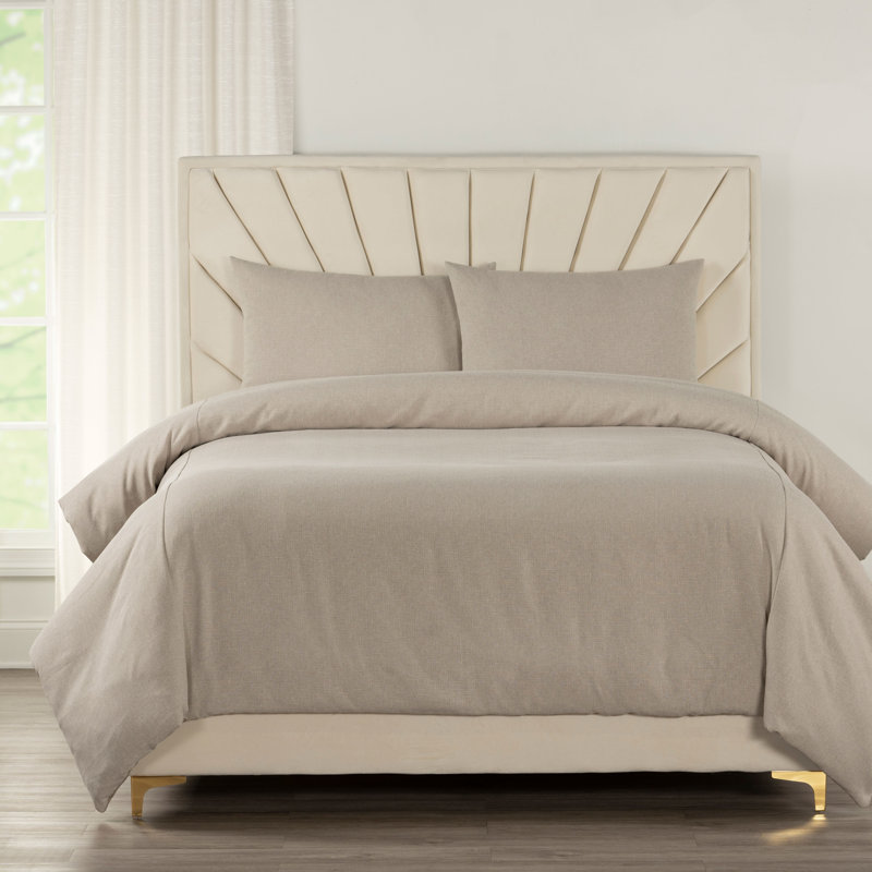 Duvet Cover & Insert, Dune, Queen Duvet Cover + 2 Shams + 2 Throw Pillows