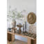 Porte-bougie sculptural en fer noir-1880041071