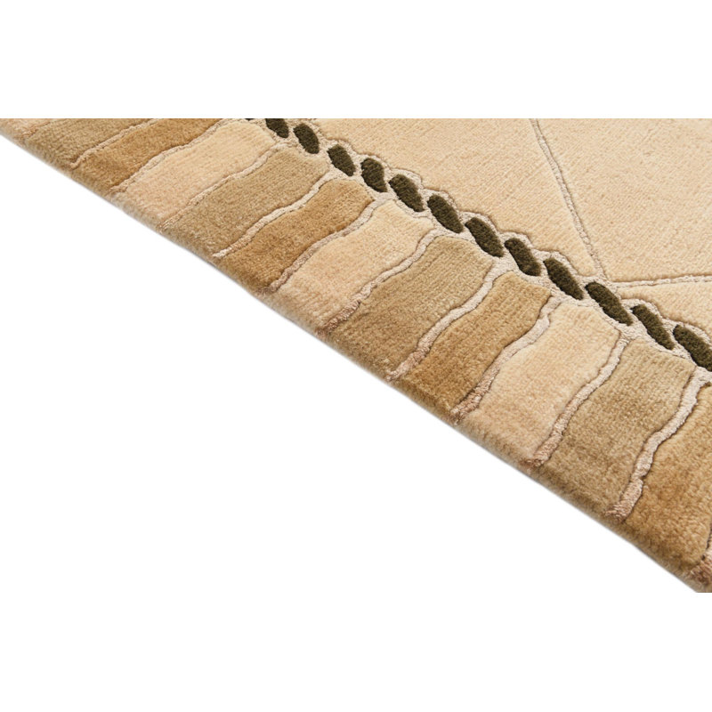 Tapis jaune moutarde 13 pi Pham