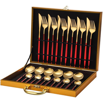 Ensemble de couverts House Of Hampton® Jeenat - Service pour 6