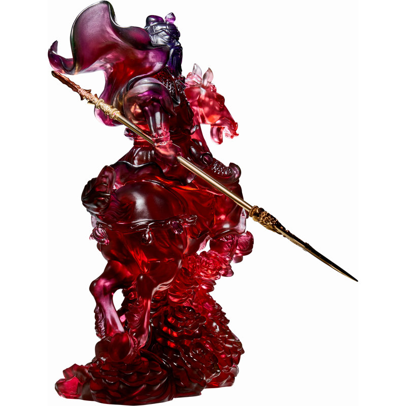 General Guan Gong, Righteous One Crystal Figurine