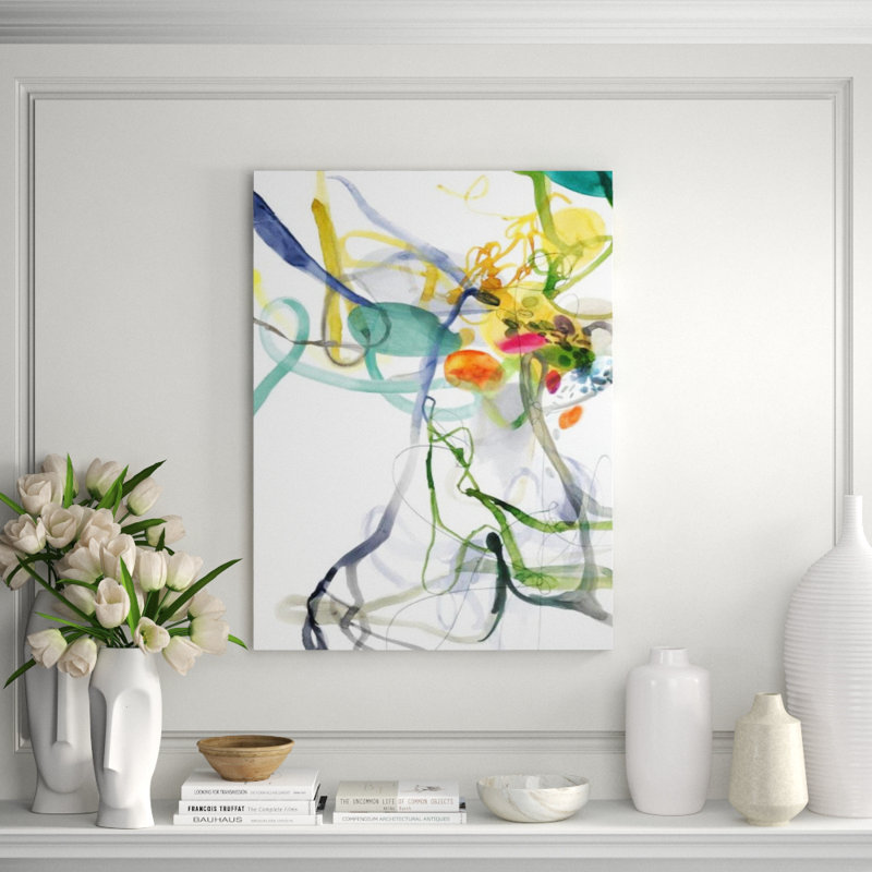 Ebb & Flow II Painting by Fern Cassidy, 40" H x 30" W, Plexi
