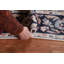 Tapis corail en laine noué à la main de conception unique 7 pi 0 po x 9 pi 9 po New Age