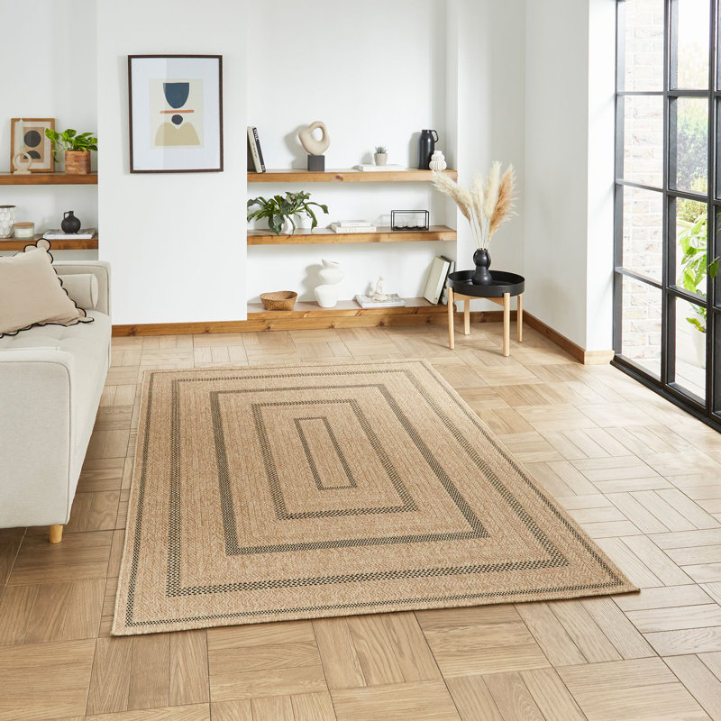 Babineaux area rug Machine Woven Rectangle Black, Rectangle 200cm x 290cm