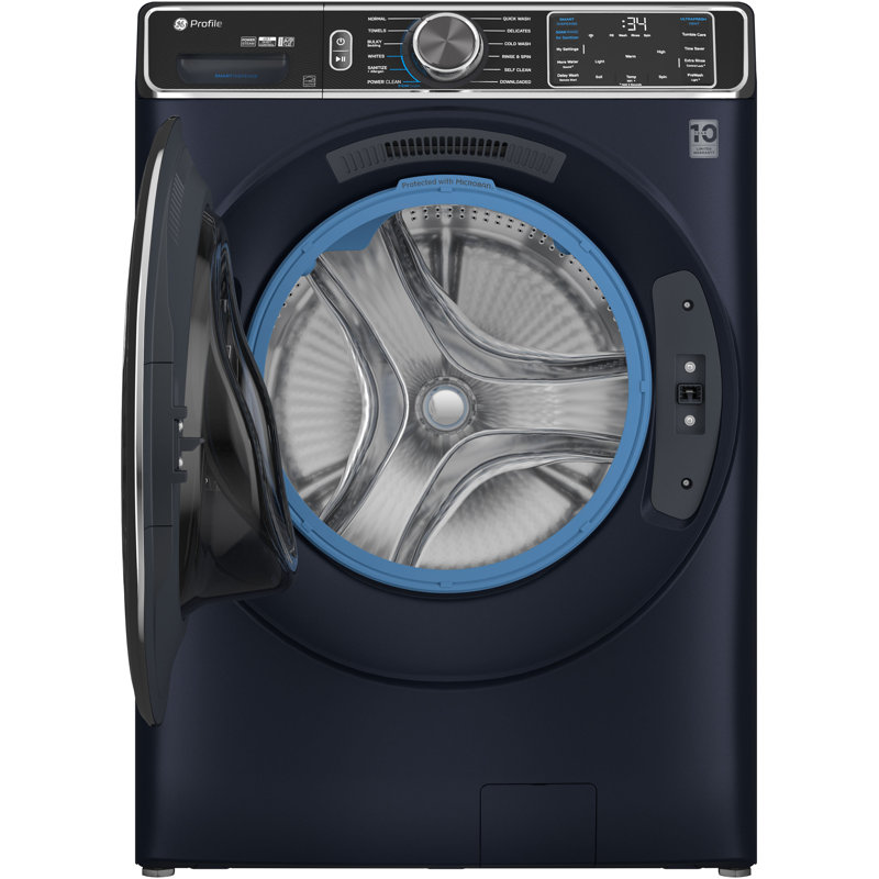 GE Profile 5.3 Cu Ft Capacity Smart Front Load Energy Star Washer With Ultrafresh Vent System+ With Odorblock