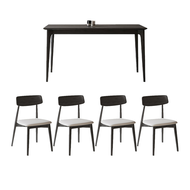 Meranvil 4 - Person Four Leg Dining Set, 29.53"H x 55.12"L x 27.56"W
