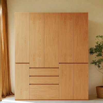 Garde-robe simple de couleur unie