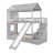  Anahira Twin Over Twin House Bunk Bed With Trundle And Slide, Storage Staircase, Roof And Window Design-32282004