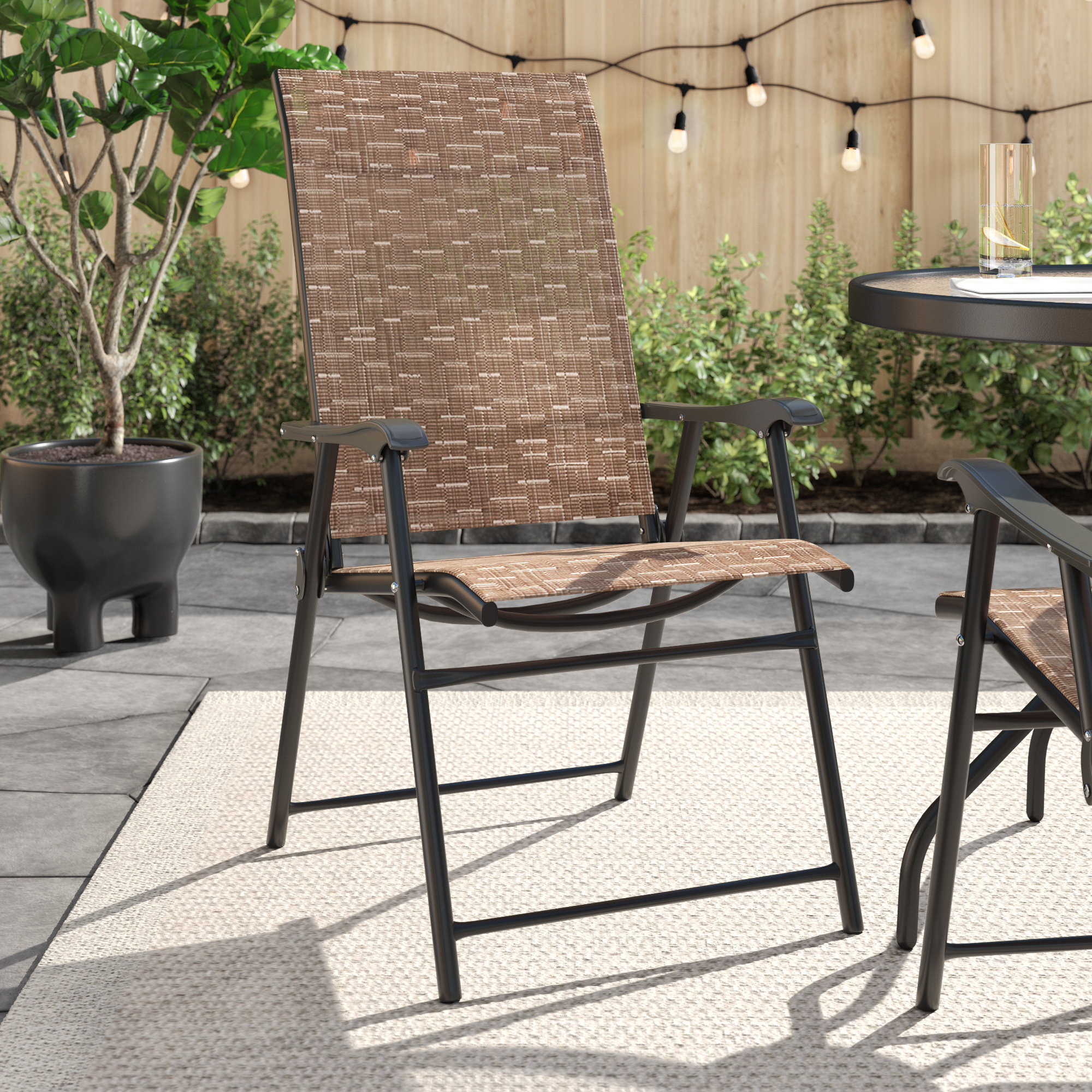 Zipcode Design™ Ellenberger Folding Armchair & Reviews | Wayfair
