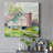 Spring Silo - Wrapped Canvas Print-1425003000