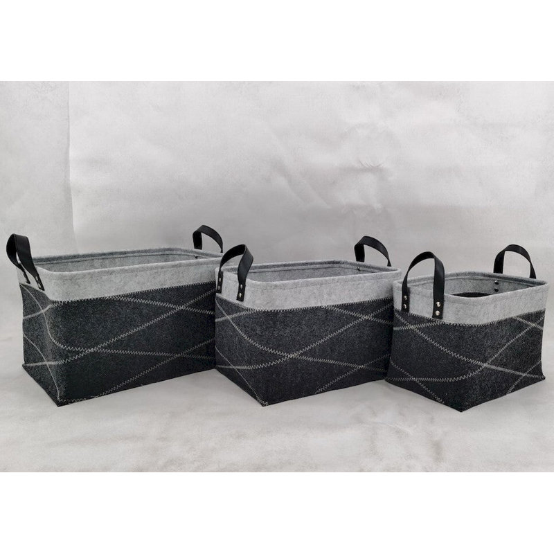 Ensemble de cubes en tissu 3 pièces