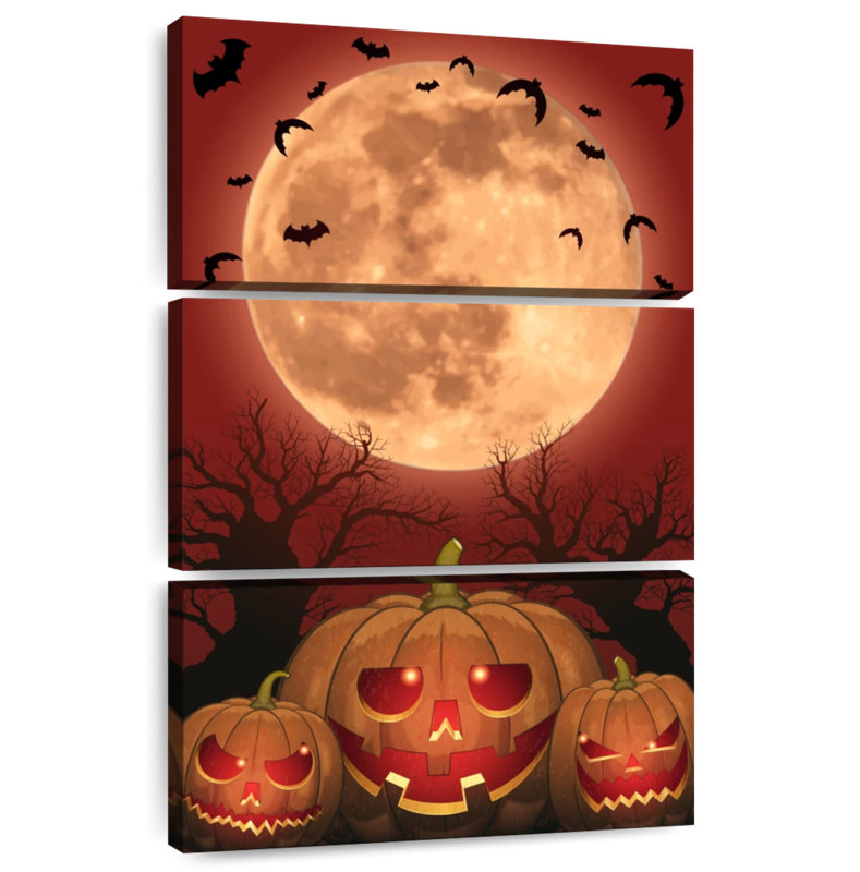 Ciel d'Halloween Lelend, H 50 po x l 32 po