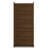 Mulberry Contemporary Modern Open Wardrobe Closet with Drawers and Adjustable Shelves in Chestnut Brown-918661423