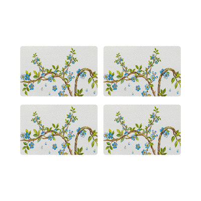 Cherry Blossom Pebble 17.5" Vinyl Placemat