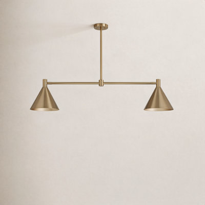 Moderne 2-Light Chandelier