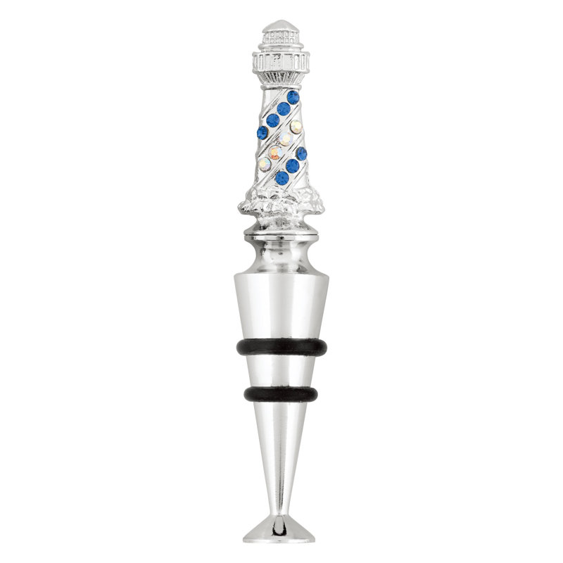 Bouchon de bouteille de vin, cristal, phare