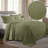 Superior Florin Matelasse Jacquard Scrolling Medallion Cotton Bedspread Set With Pillow Shams-788619801-788619805