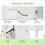 Meuble-lavabo sur pied simple 36 po avec lavabo-420664249-420664248