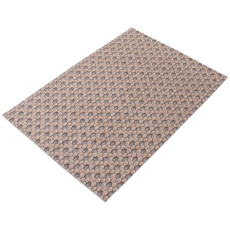 Tapis taupe / gris Badarish, Rectangle 3 pi 11 po x 5 pi 11 po