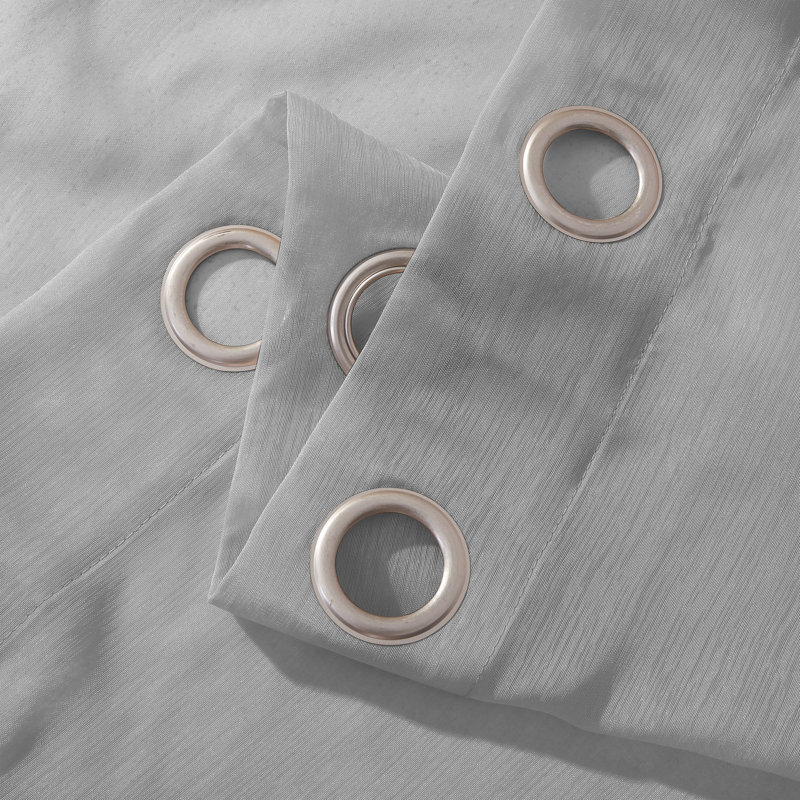 Rideau transparent synthétique, Argent