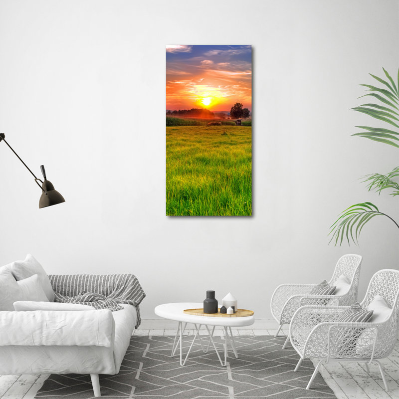 Sunset - Wrapped Canvas Print