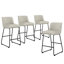 Tabouret de comptoir avec dossier 35,8 po H (ensemble de 4)-1482670196