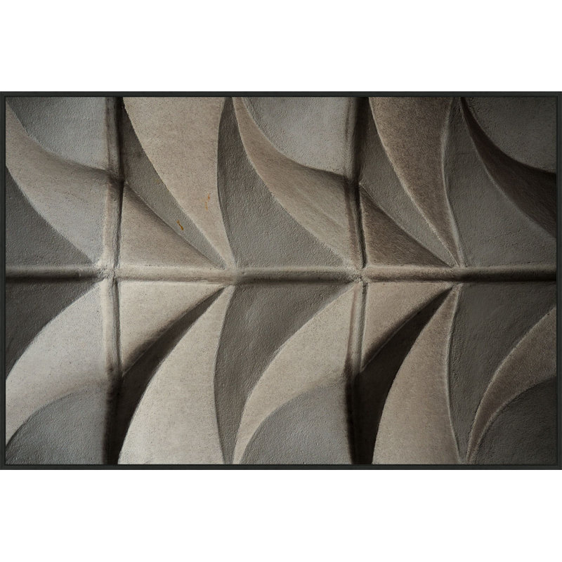 «Mouled Textures 3» par Mat Sanders - Photographie sur toile à cadre flottant