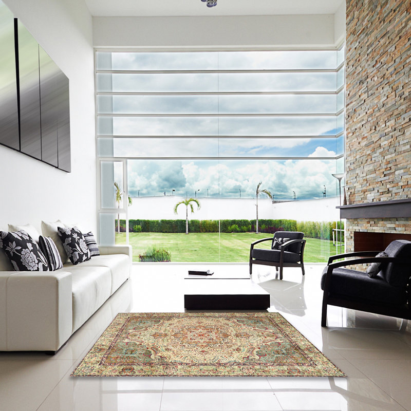 Triton Oriental Indoor Rug, Square 6'